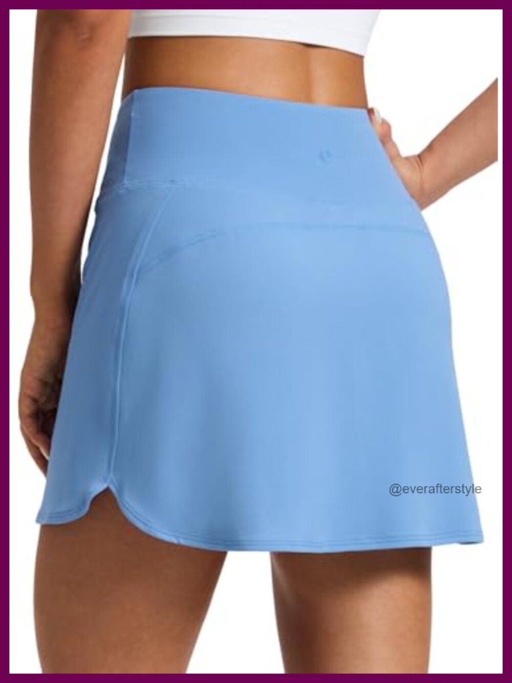 High Rise Golf Skort Butterluxe Dolphin Hem Active Skirt with Built-in Shorts